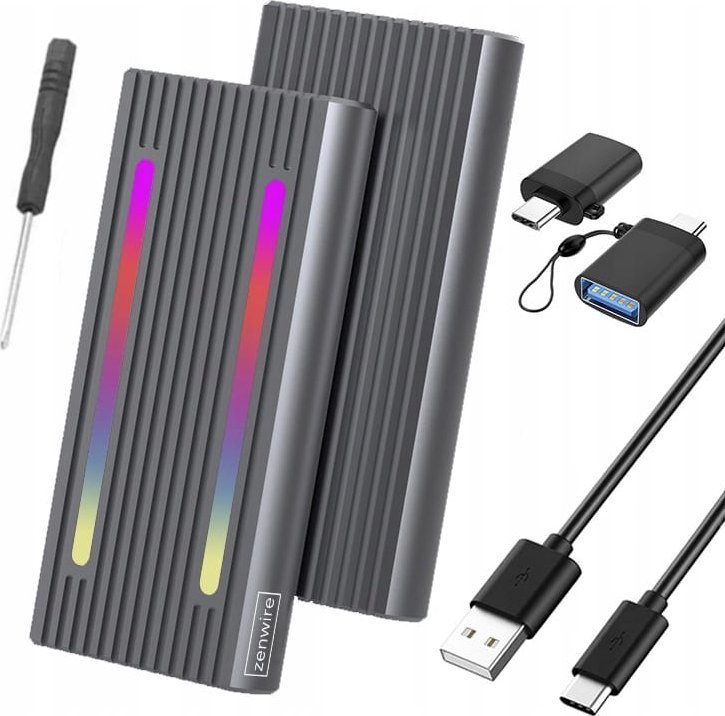 Kieszeń Zenwire M.2 NVMe/SATA - USB-C/USB 3.0 (2808SN)