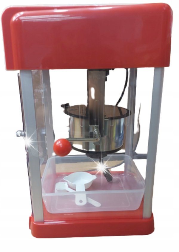 Maszynka do popcornu Unold Urządzenie Maszynka Automat do popcornu Unold 48535 300W Czerwona