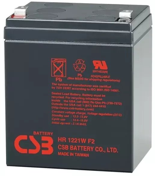 CSB HR1221WF2 akumulator Ołowiowo-kwasowa 12 V 5,1 Ah