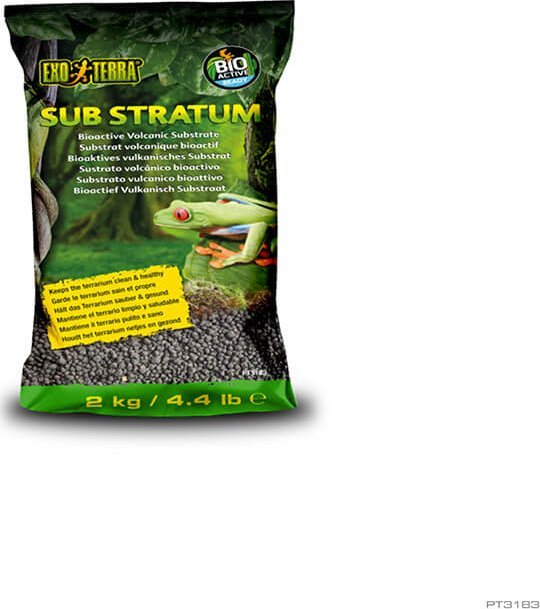 Exo Terra Sub Stratum BioactiveVolcanic* Sub, podłoże do terrarium, dla żab, 2kg