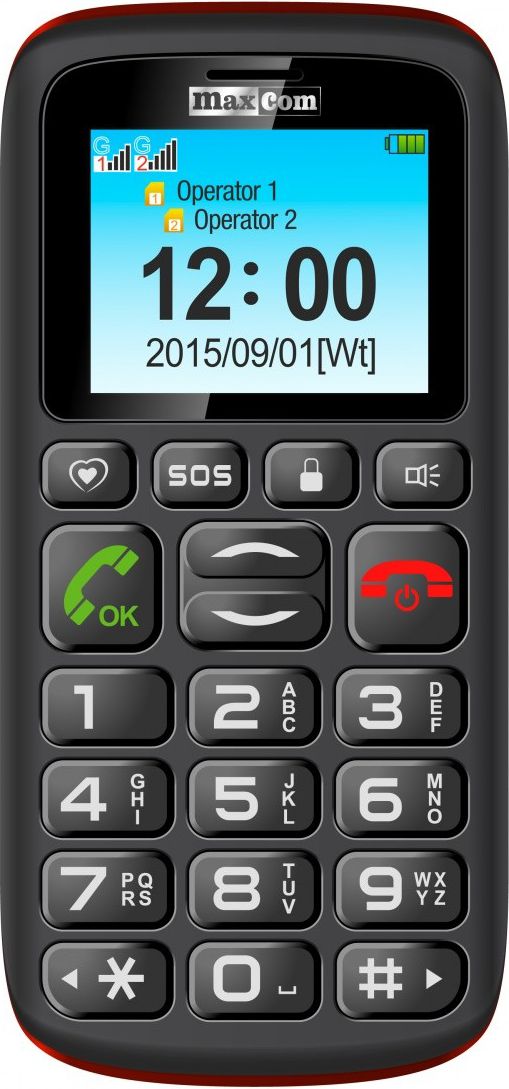 Komórkowy Maxcom MM428 Dual SIM Czarny