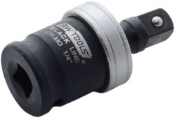 AWTOOLS PRZEGUB KULISTY UDAROWY Cr-Mo 1/4" BLACK LINE