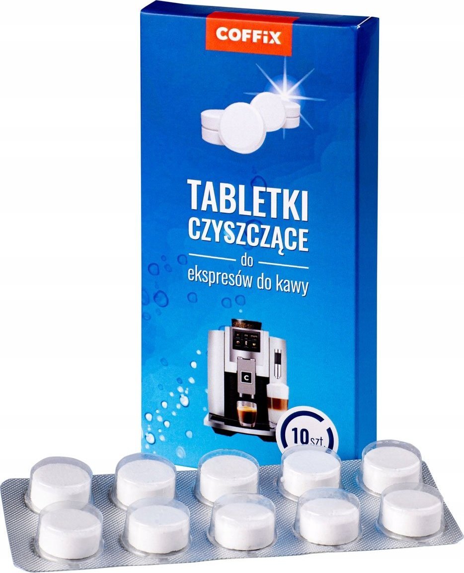 Coffix Tabletki czyszczące do EKSPRESÓW DO KAWY 10 SZT