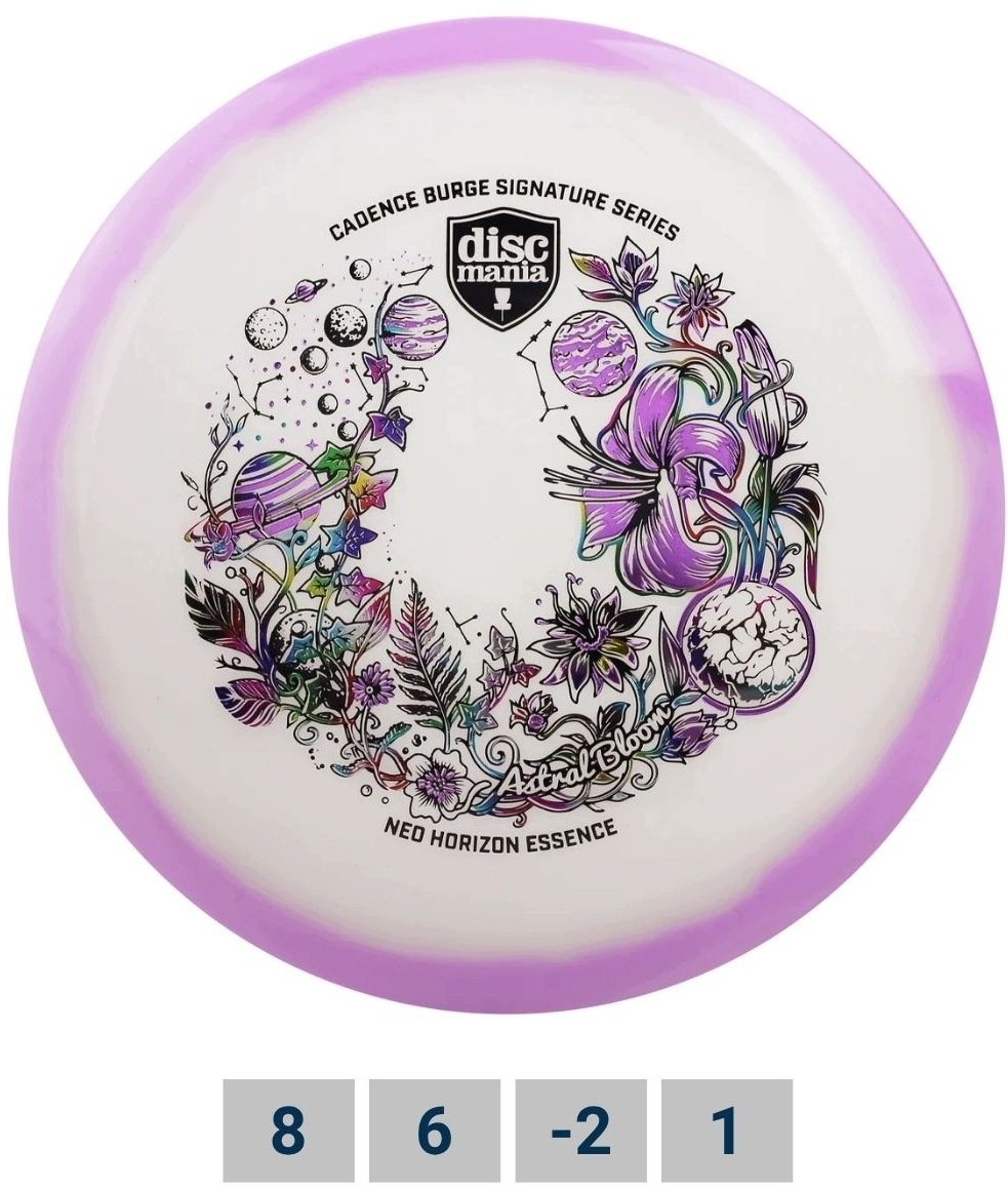 Bloom Dysk golfowy Fairway Driver Neo Horizon Essence Astral Candance Burge series Purple