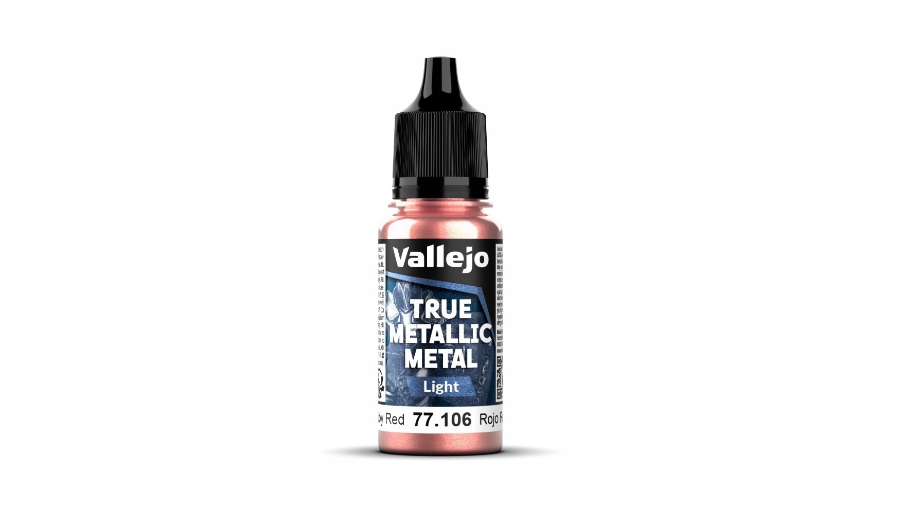 Vallejo Vallejo: 77.106 - True Metallic Metal - Light - Ruby Red (18 ml)