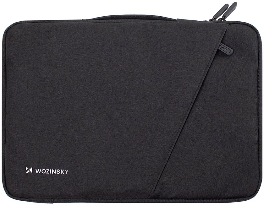 Torba Wozinsky Na laptop WTNP-14B 13-14" z chowaną rączką - czarna (5907769387777)