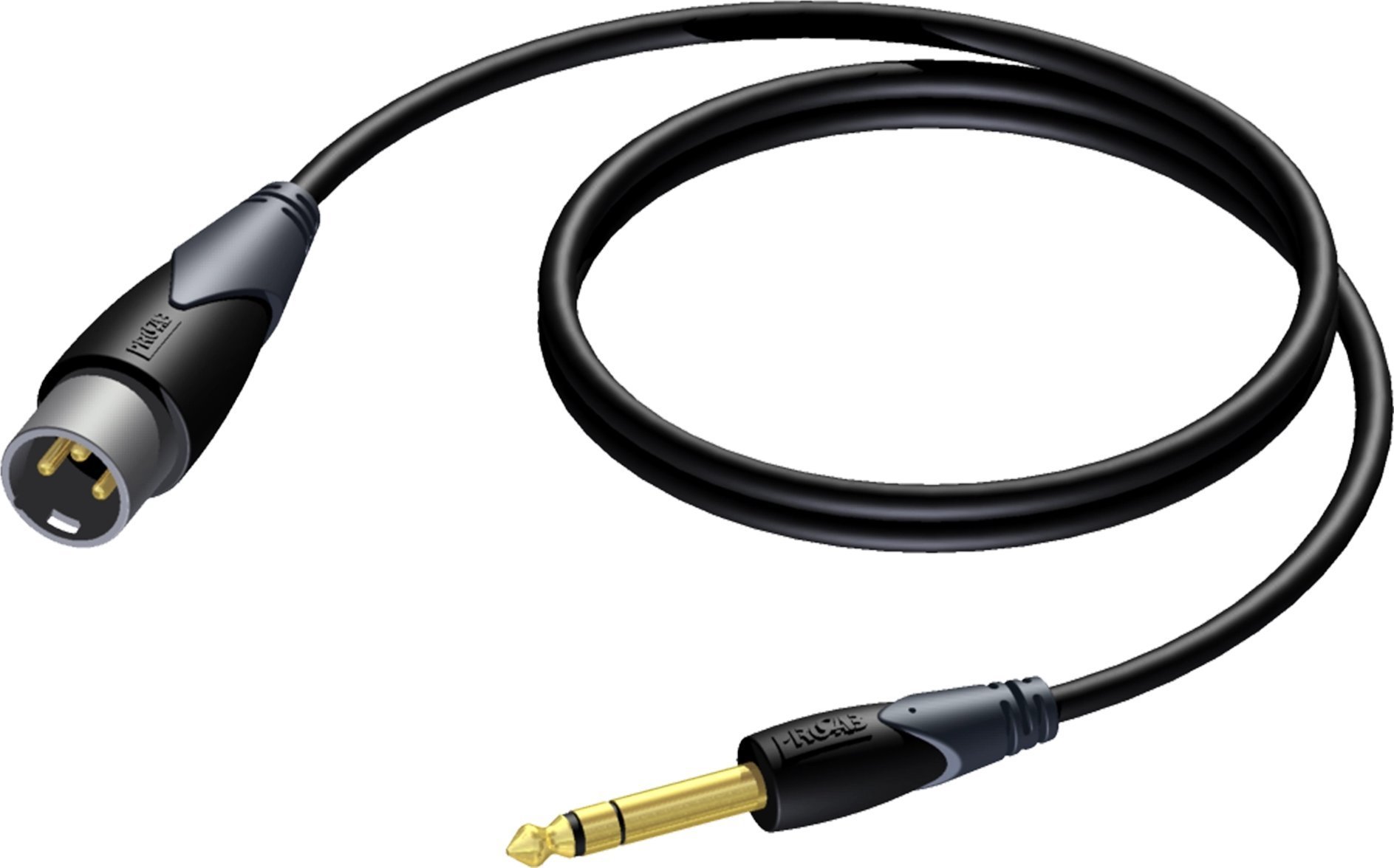 Kabel Procab Jack 6.3mm - XLR 10m czarny (1KPCL069)