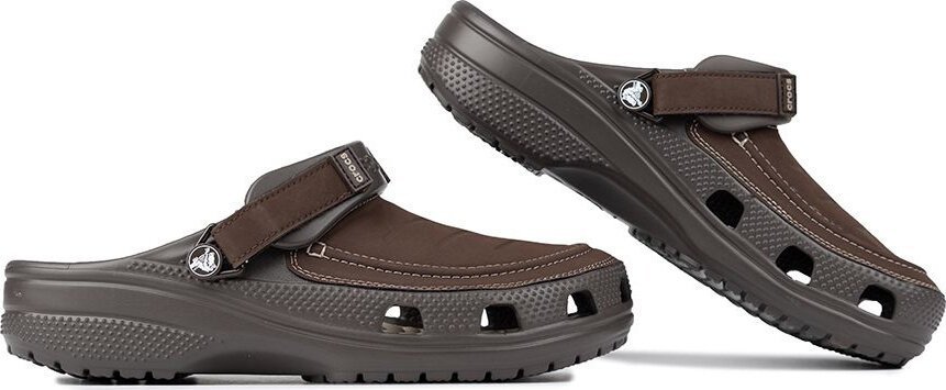 Crocs Chodaki sandały klapki męskie Crocs Yukon Vista II LR Clog brązowe 207689 23D 42-43