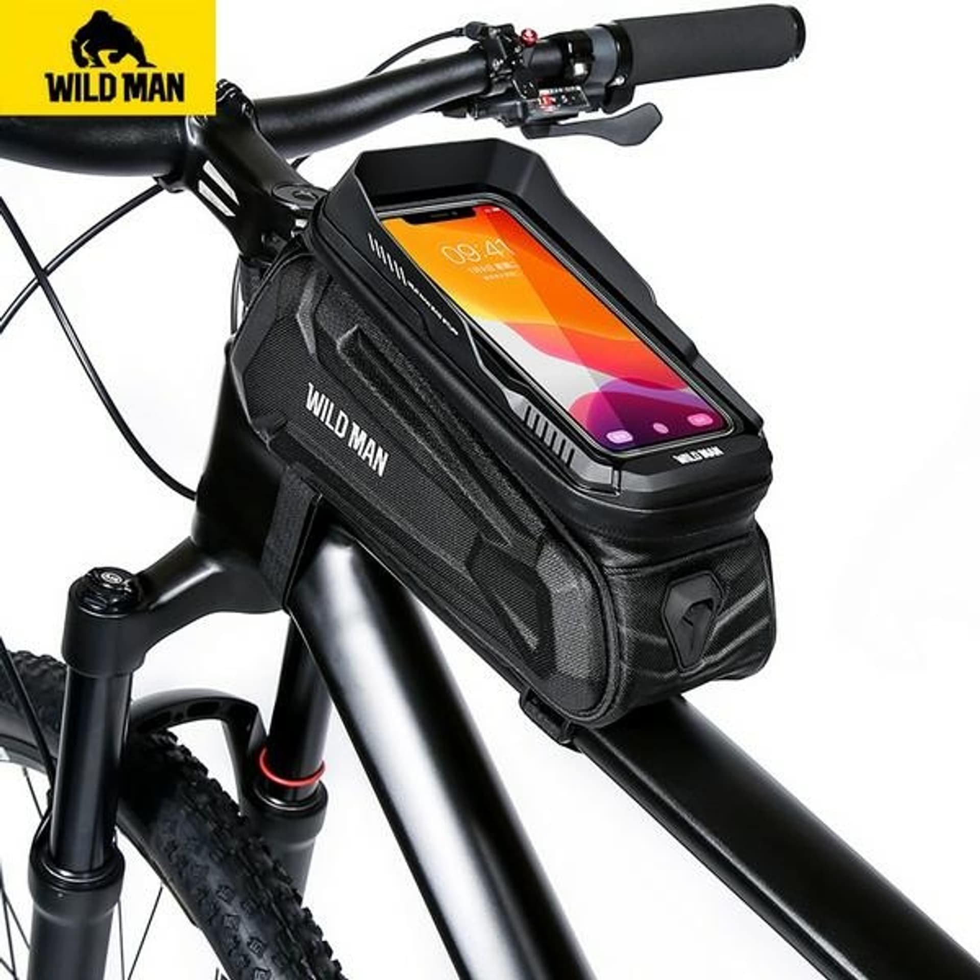 WildMan WILDMAN Etui/uchwyt rowerowy XT5 sakwa na ramę czarna/black