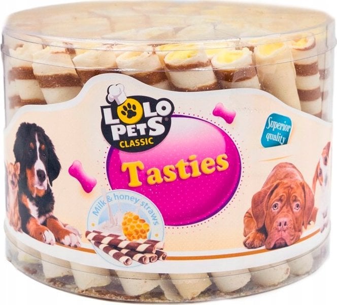 Lolo Pets Classic RURKI MLECZNO-MIODOWE DLA PSA - gilza