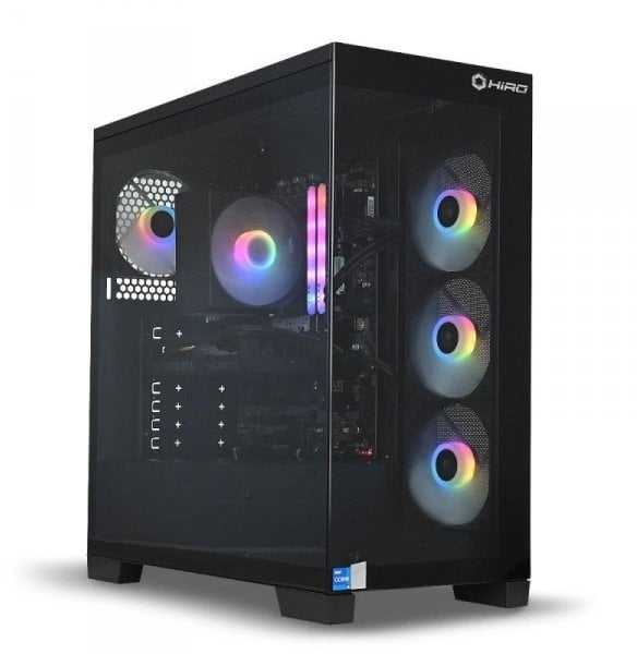 Komputer HIRO Aurora AMD Ryzen 7 9700X, Intel ARC B580 12GB, 32GB RAM, 2TB SSD, WIFI, W11H