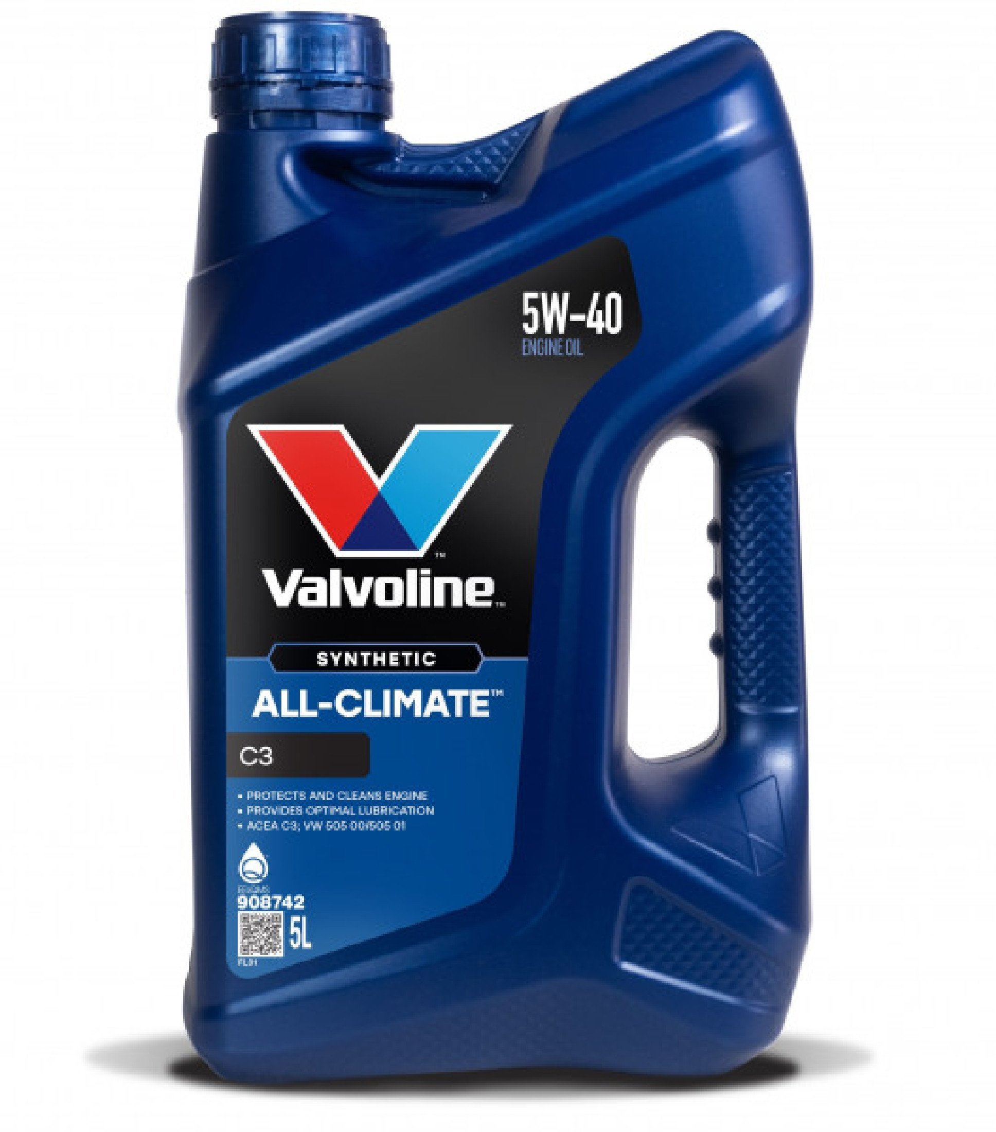 Фото - Моторне мастило Valvoline Alyva All Climate C3 5W/40 sintetinė varikliams 5 L 