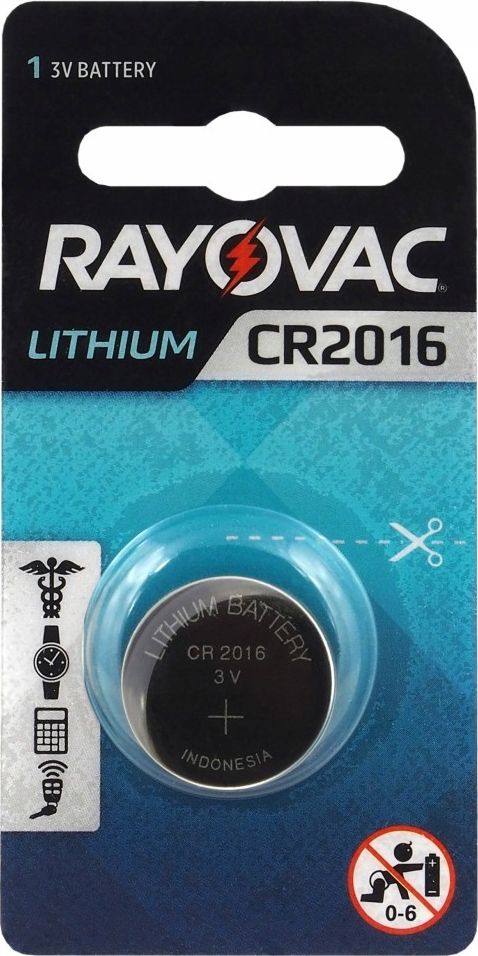 Rayovac Bateria CR2016 1 szt.