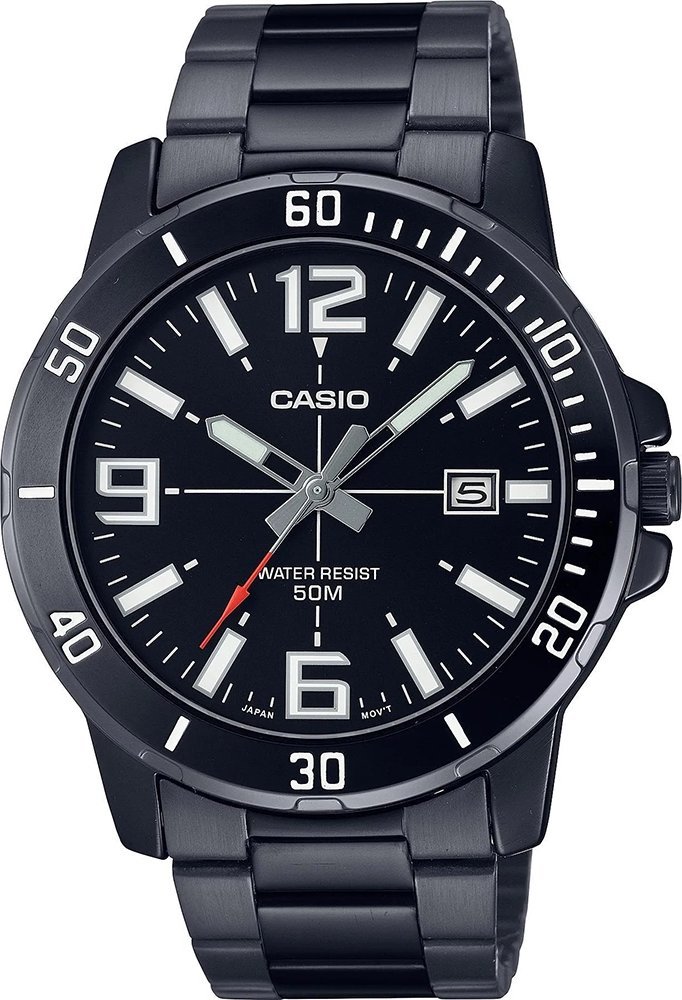 Zegarek Casio ZEGAREK MĘSKI CASIO MTP-VD01B-1B (zd169e) + BOX