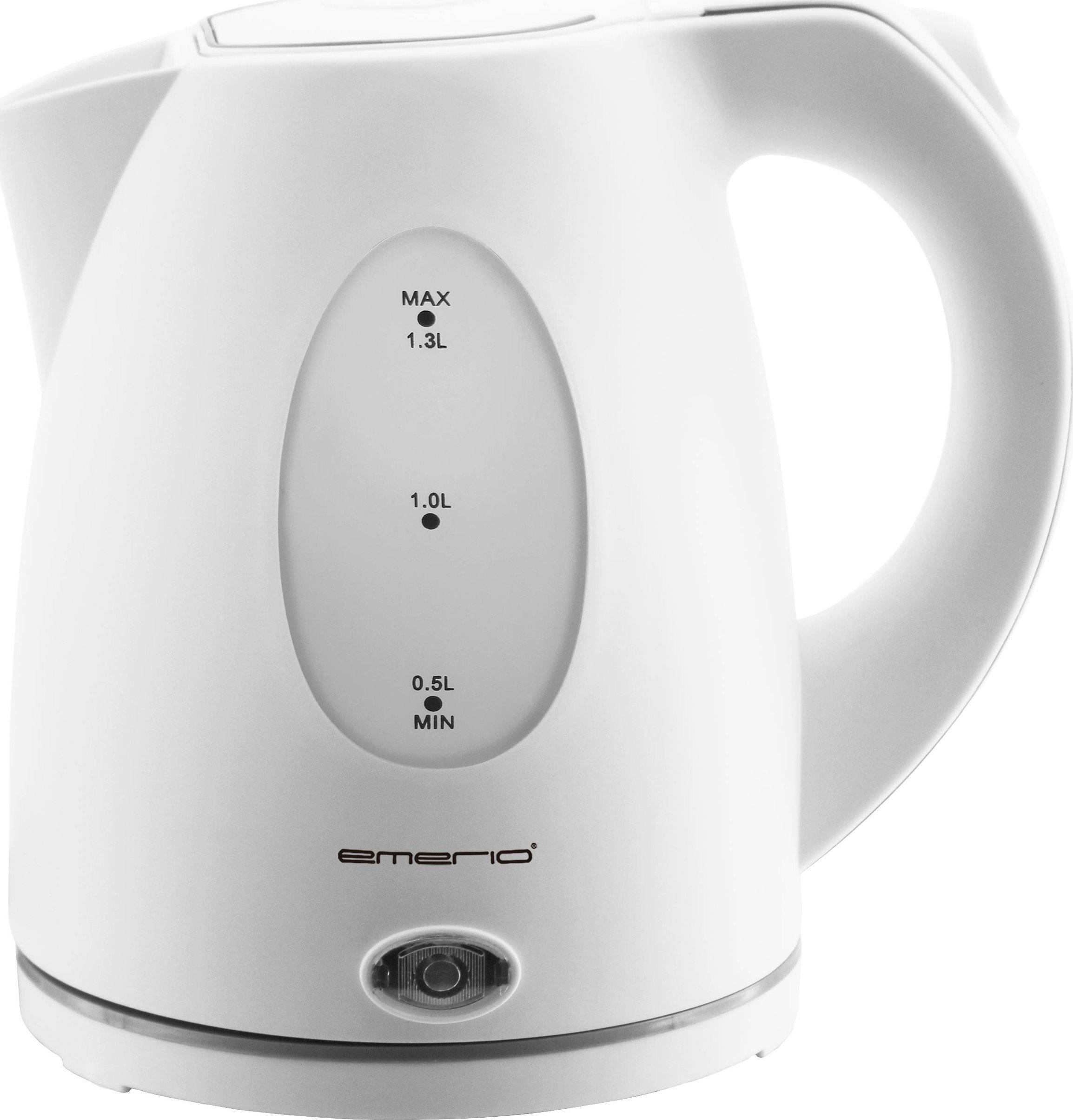 Czajnik Emerio Czajnik, 1.3L, wskaźnik poziomu wody, biały