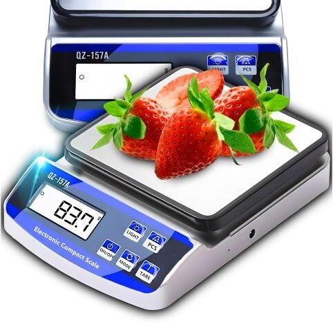 Retoo Waga elektroniczna sklepowa kuchenna gastronomiczna licząca sztuki 15KG 1G (5907056101130)