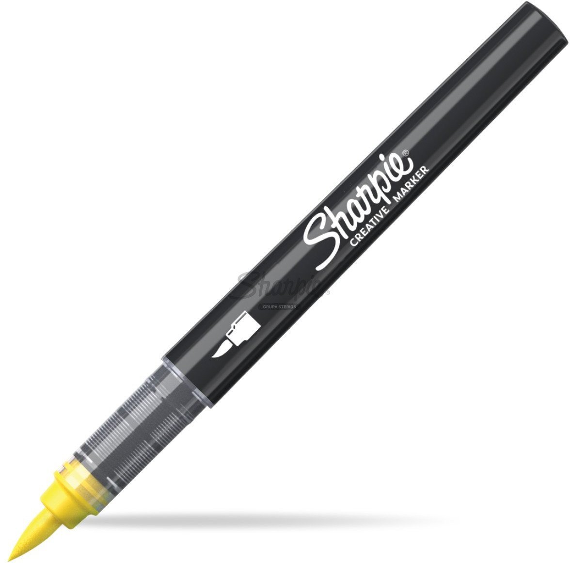 Sharpie Sharpie Kreativmarker Pinselspitze Acryl gelb