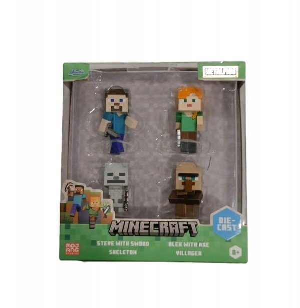 Figurka Simba JADA Minecraft figurki metal 4pak 9336266314