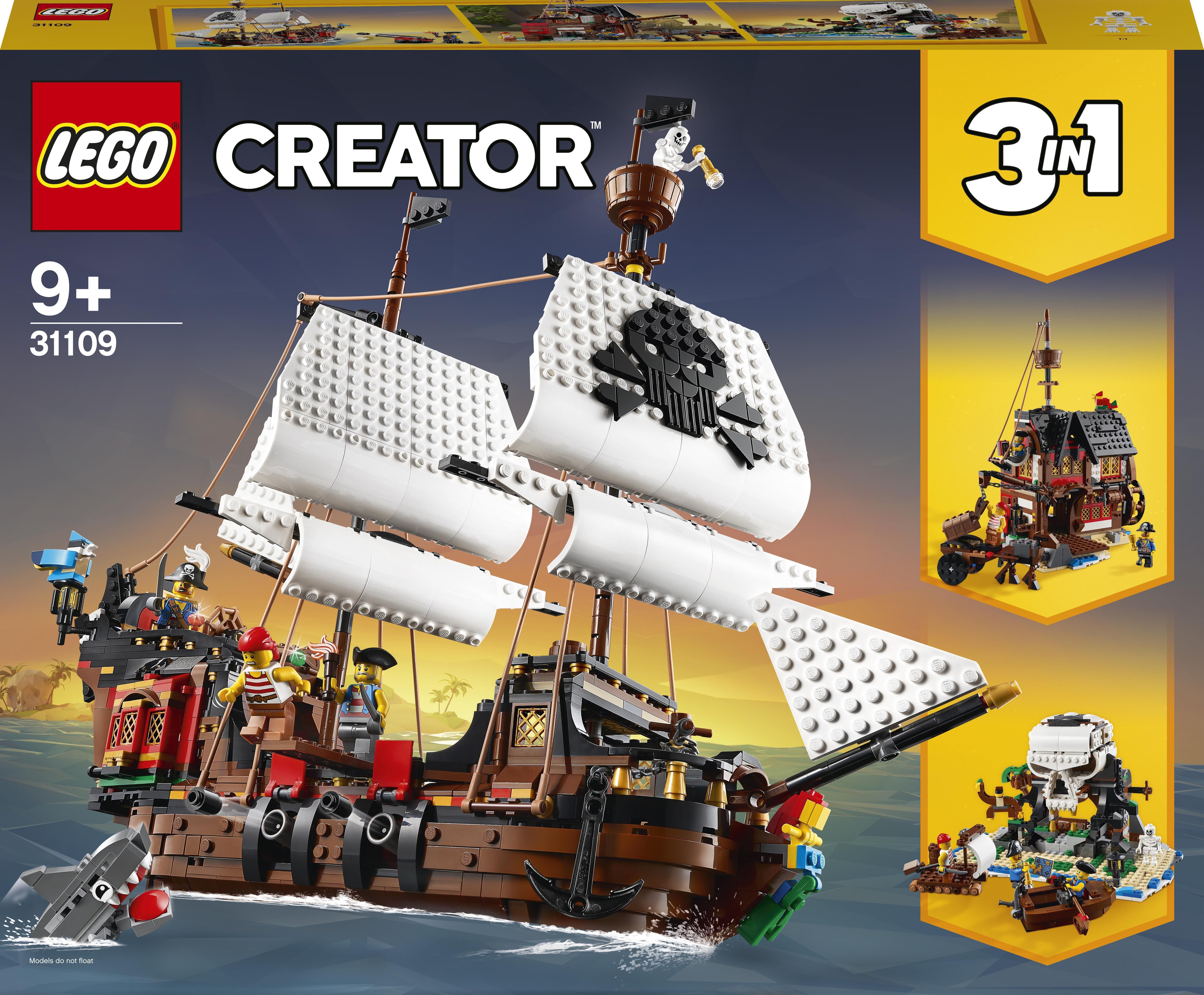 LEGO Creator 3 w 1 Statek piracki (31109)