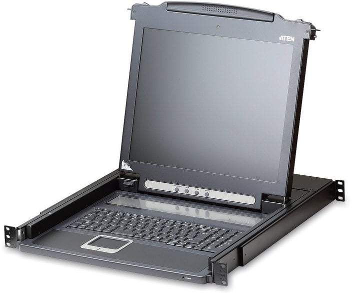 KVM ATEN CL1000M, LCD 43 cm, VGA, PS/2, układ brytyjski