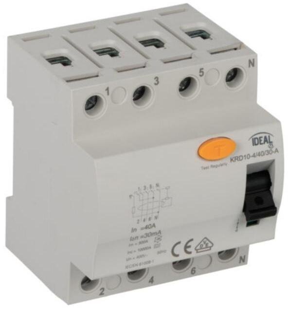Ideal Osprzęt instalacyjny 4P 40A 30mA A (KRD10)