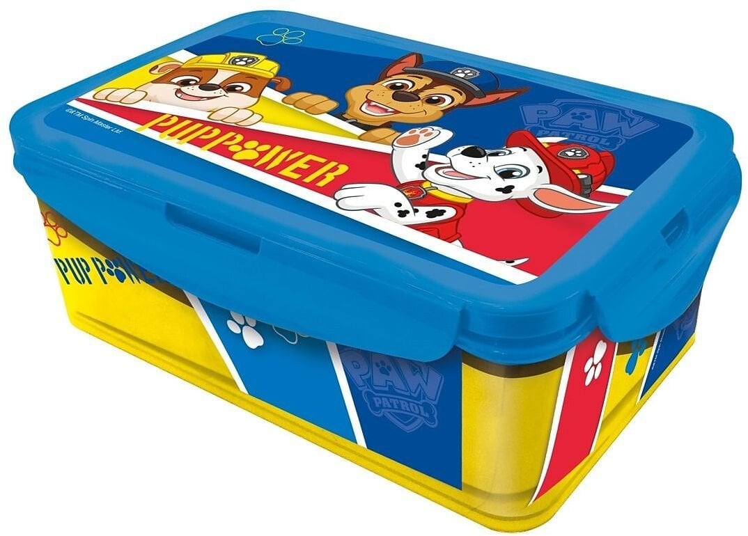 Stor PAW PATROL Lunch box w/remov. compartm., 21x13 cm