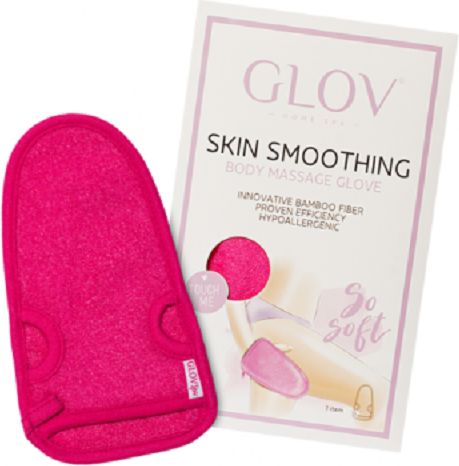 Glov Rękawiczka do masażu ciała Skin Smoothing Body Massage Glove Pink