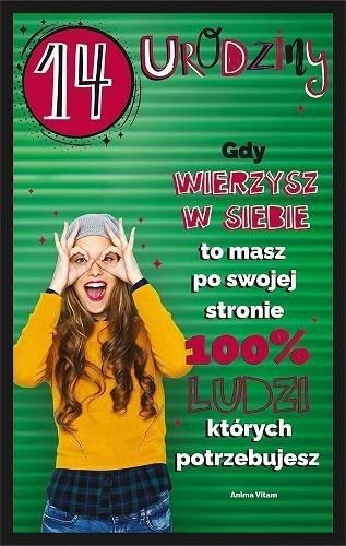 AbCard Kartka okolicznościowa Urodziny 14 U100