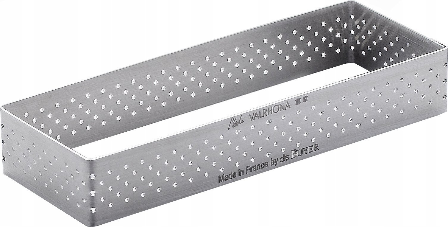 De Buyer Rant prostokątny perforowany 25x8 cm