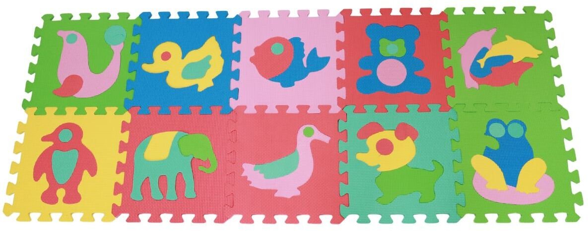 MNS mata piankowa 10 szt. 30x30cm - Animals