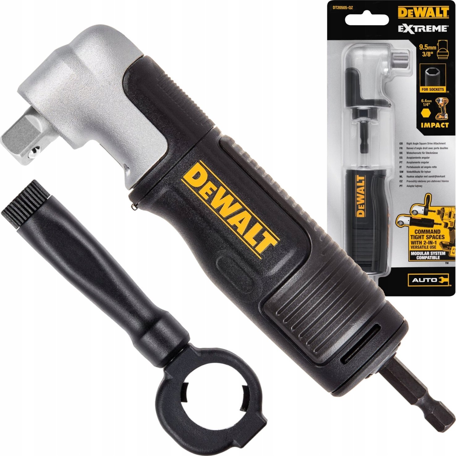 Dewalt DEWALT UCHWYT KĄTOWY DO BITÓW NA KWADRAT 3/8"