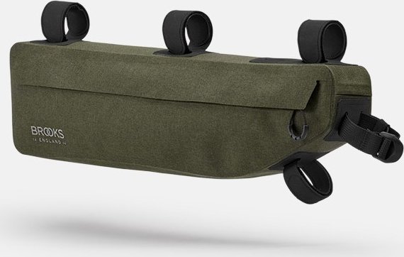 Brooks Torba na ramę BROOKS SCAPE FRAME BAG, Mud Green, Pojemność 3L, Mocowanie na paskach, Wodoodpo...