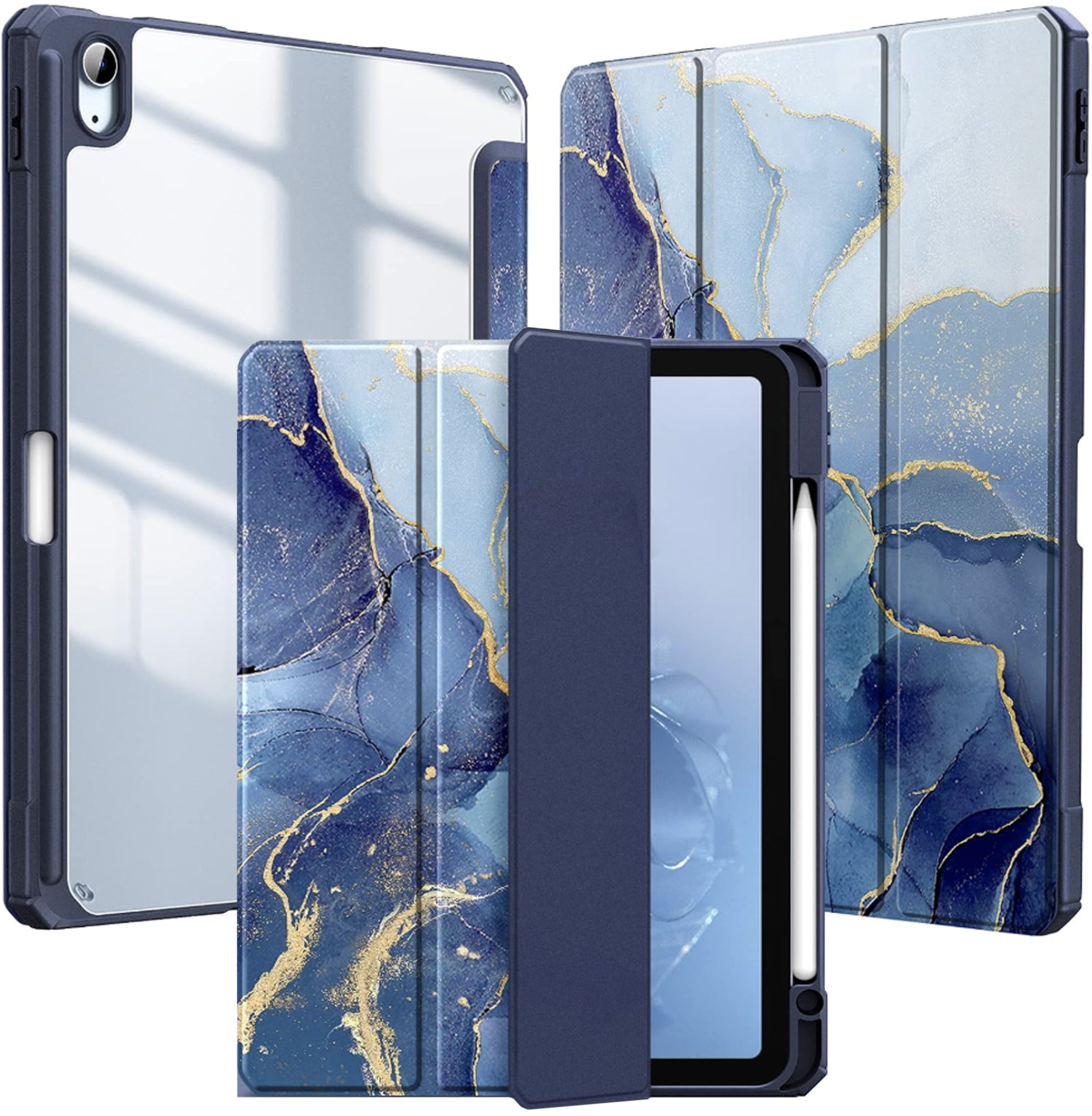 Etui na tablet Uniq Graficzne do Apple iPad 10.9 2022 Gen 10 / 11 2025 A16 Gen 11 z klapką, morskie ...