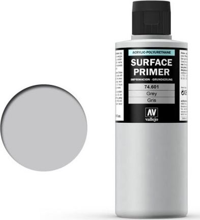 Vallejo Grey 200 ml. Podkład Akrylowy Surface Primer uniwersalny