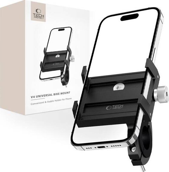 Tech-Protect TECH-PROTECT V4 UNIVERSAL BIKE MOUNT BLACK