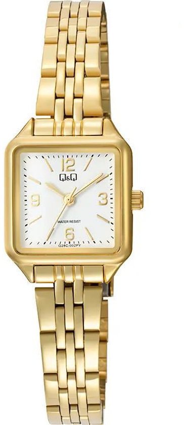 Zegarek Q&Q Q28C-002P damski elegancki mały kwadratowy 22 mm .