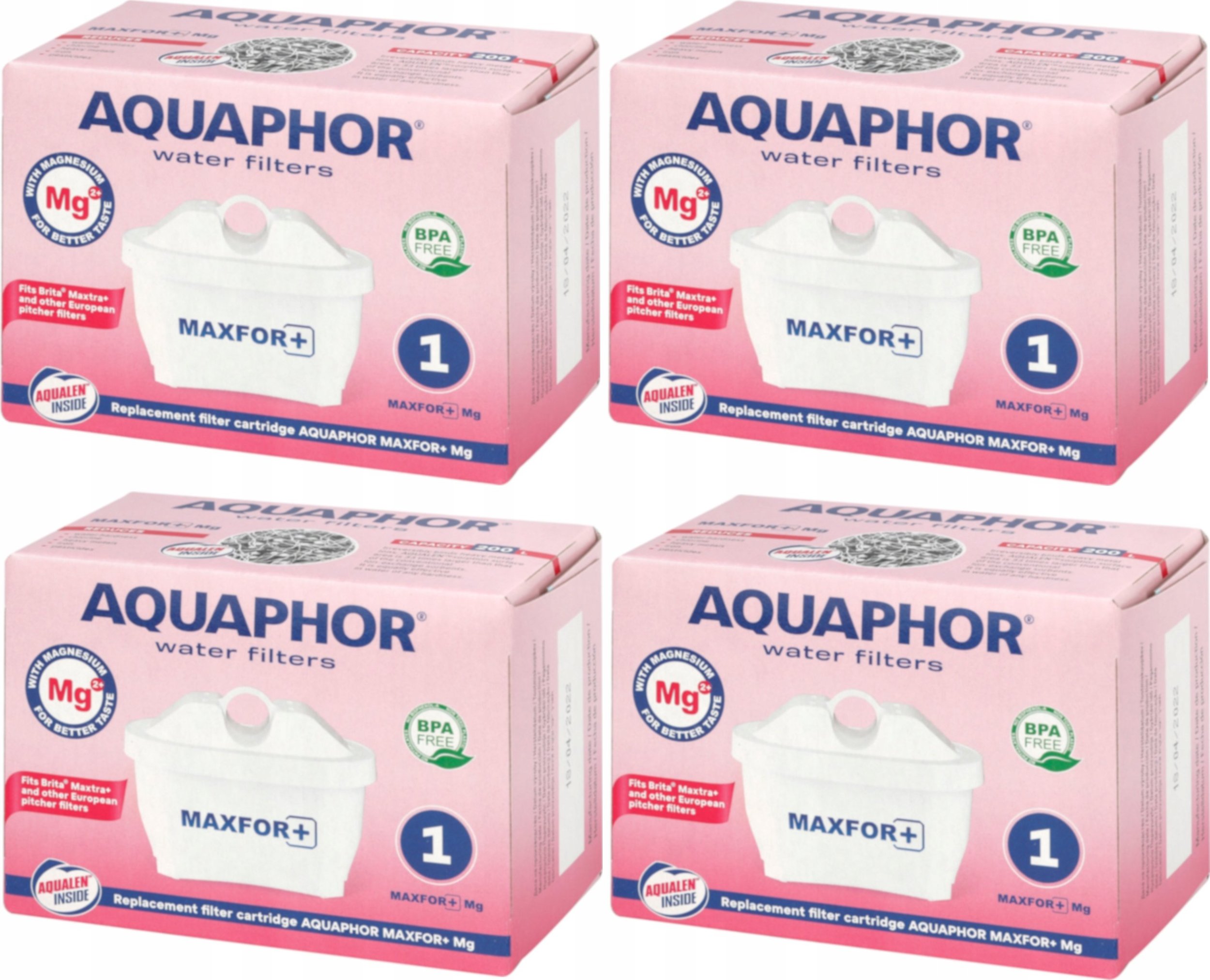 Wkład filtrujący Aquaphor Maxfor+ Mg 4 szt.