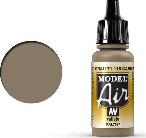 Vallejo Vallejo Model Air Camouflage Grey 71.118 uniwersalny