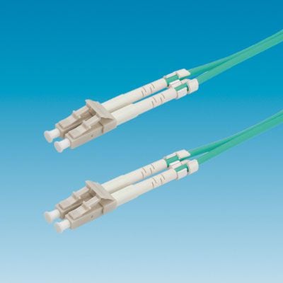 Roline Patchcord światłowodowy 50/125 LC-LC OM3 turkus 10m (21.15.8708)