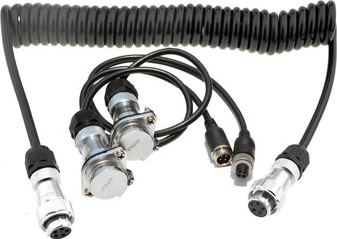 Expert PRO Połączenie do przyczepy naczepy giętki przewód spiralny na 1 kamerę