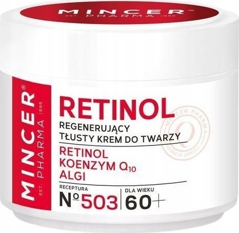 Mincer Retinol 503 Regenerujący tłusty krem do twarzy 60+ 50ml
