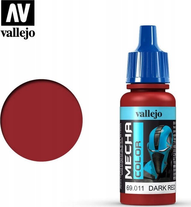 Vallejo : 69.011 - Mecha Color - Dark Red (17 ml)