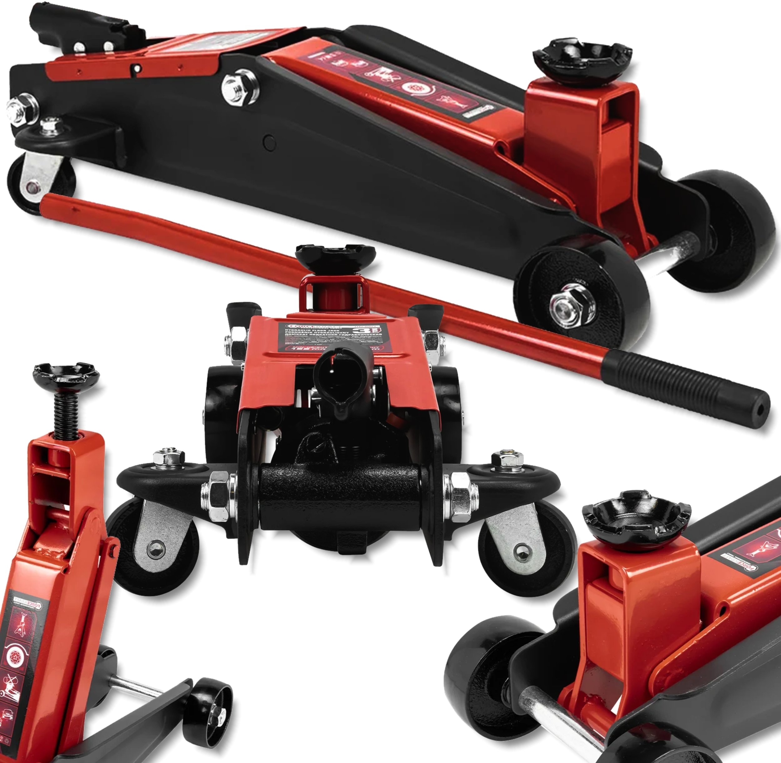 FORCEKRAFT Podnośnik SAMOCHODOWY niskoprofilowy LEWAREK żaba 3 TONY 192-533