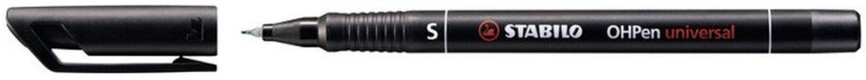 Stabilo Marker permanentny Stabilo OHPen Czarny 10 Części