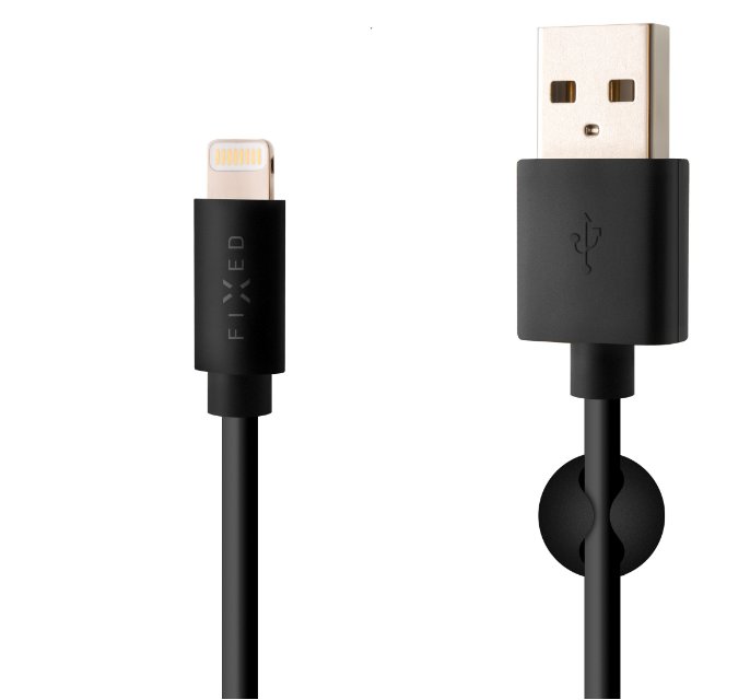 Kabel USB Fixed USB-A - Lightning 2 m Czarny (FIXD-UL2M-BK)