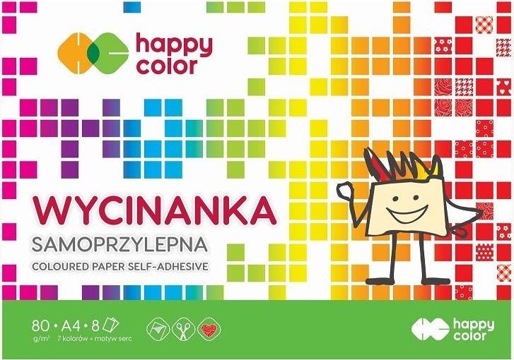 GDD Blok Wycinanka samoprzylepna A5/8K HAPPY COLOR