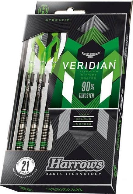 Zdjęcia - Dart Harrows Rzutki  VERIDIAN 90 Steeltip 25 gr 