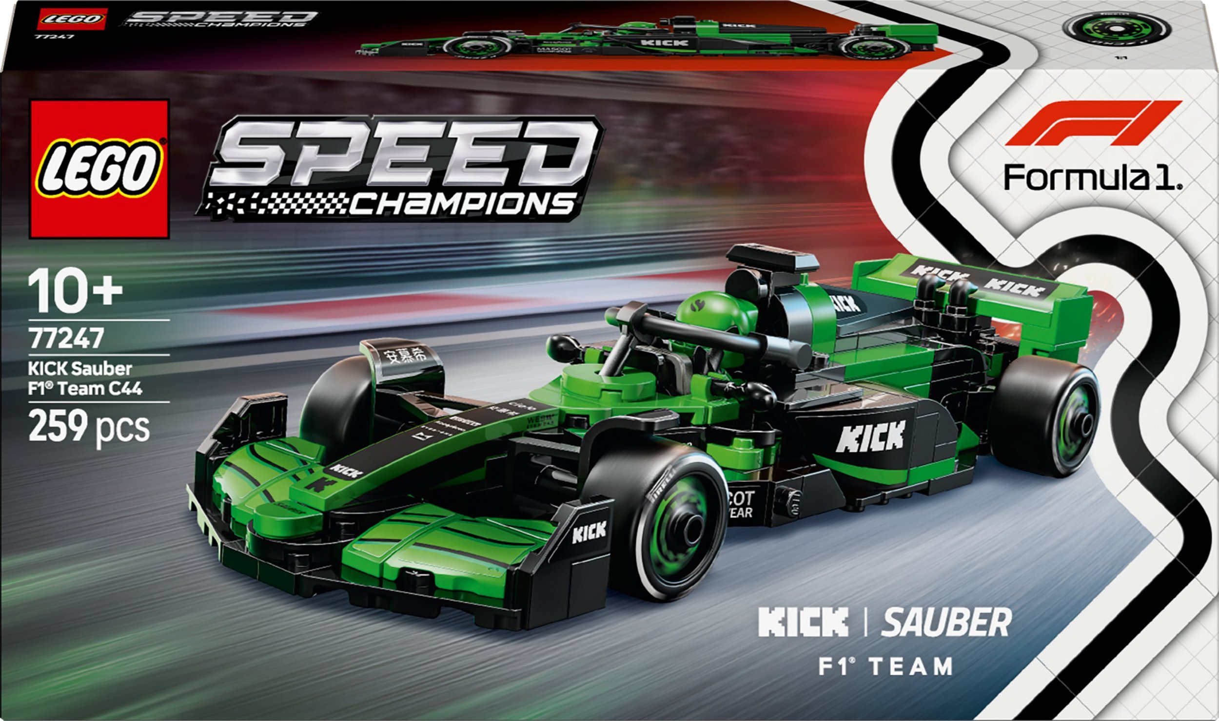 LEGO Speed champions Bolid F1® KICK Sauber Team C44 (77247)