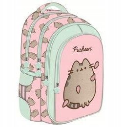 St. Majewski PLECAK 27X39X12 1ZAM 5KIESZ PUSHEEN PINK FOL
