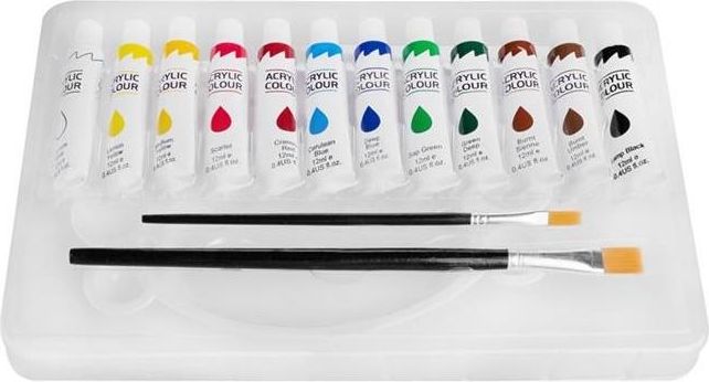 Easy Farbki akrylowe 12 kolorów EASY